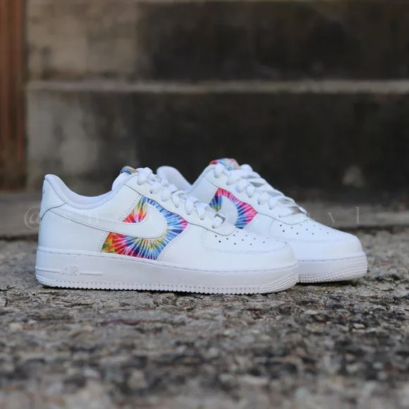 Nike Air Force 1 Low Tie Dye Custom NWT